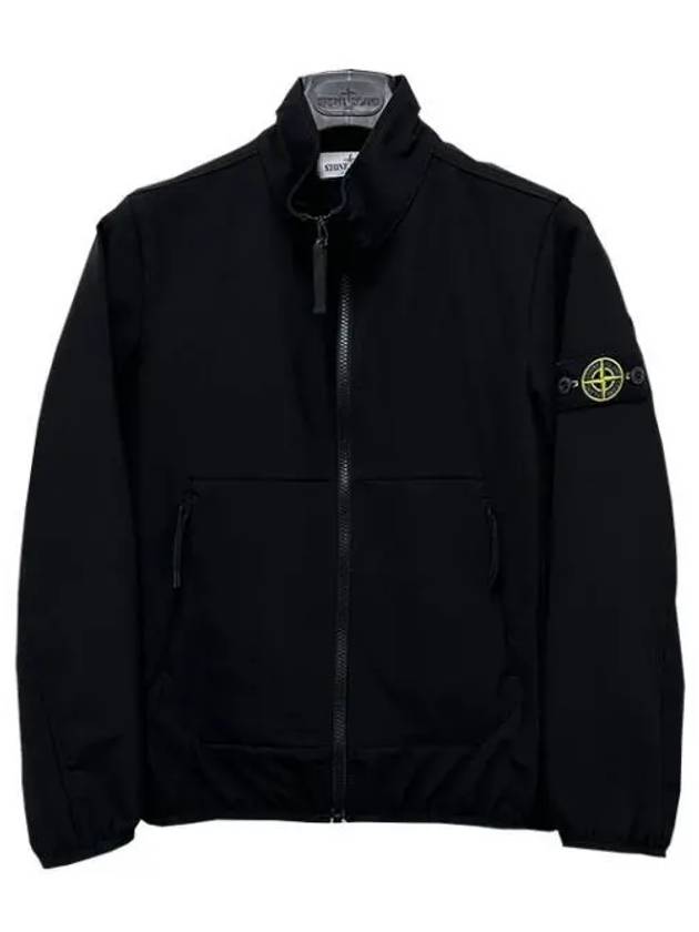 Kids Waffen Patch Zip up Jacket Black 7716Q0312 V0029 271321 1095526 - STONE ISLAND - BALAAN 1