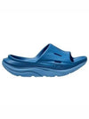 Ora Recovery Slide 3 Slippers Blue - HOKA ONE ONE - BALAAN 2