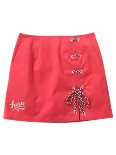 Golf Wear Women s Skirt HCW 2A AE05 RED - HORN GARMENT - BALAAN 1