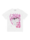 Abstract Heart Bear Graphic Relaxed Short Sleeve T-Shirt White - GANNI - BALAAN 2