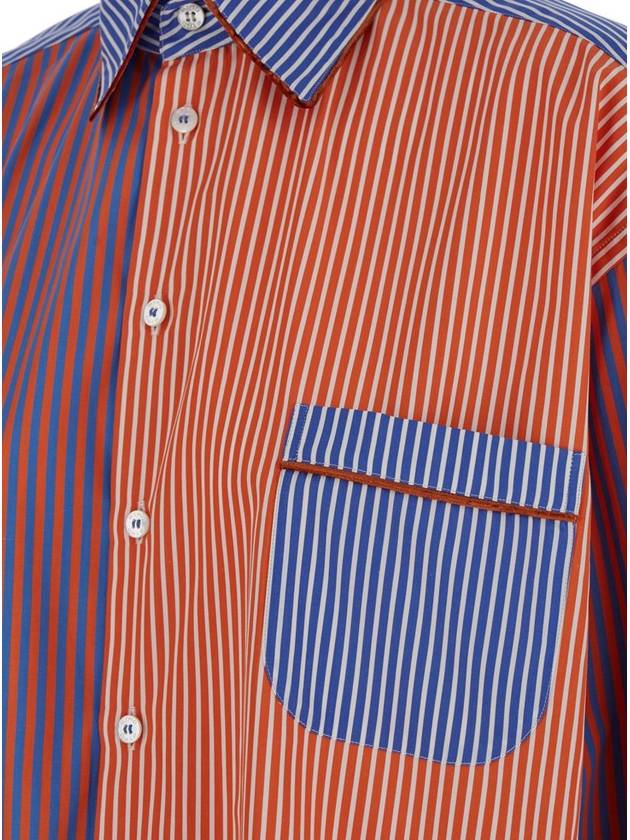 Red, Blue And Orange Striped Shirt In Cotton Woman - ETRO - BALAAN 3