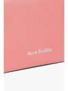 Women s Logo Fold Antique Rose Card Wallet - ACNE STUDIOS - BALAAN 4