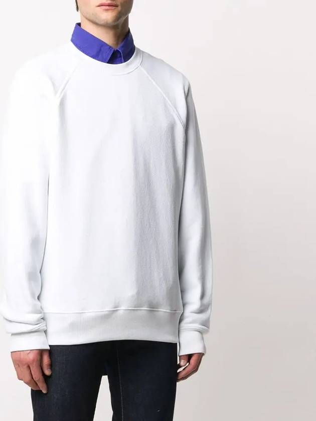 Logo Patch Reverse Label Sweatshirt White - ACNE STUDIOS - BALAAN 4