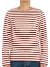 Minquiers Modern Stripe Long Sleeve T-Shirt Ecru Persan - SAINT JAMES - BALAAN 3