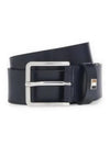 Green Ther Flag E Belt 50486839 410 Signature Stripe Keeper Trim Italian Leather - HUGO BOSS - BALAAN 2