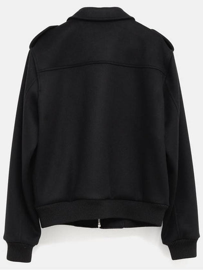 Embellished Cashmere Bomber Jacket - CELINE - BALAAN 2