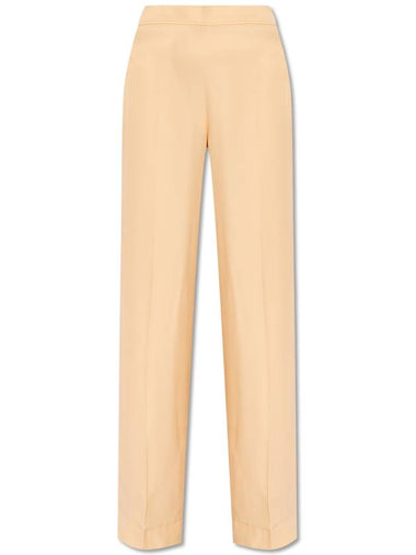 JIL SANDER Wide Leg Trousers, Women's, Beige - JIL SANDER - BALAAN 1