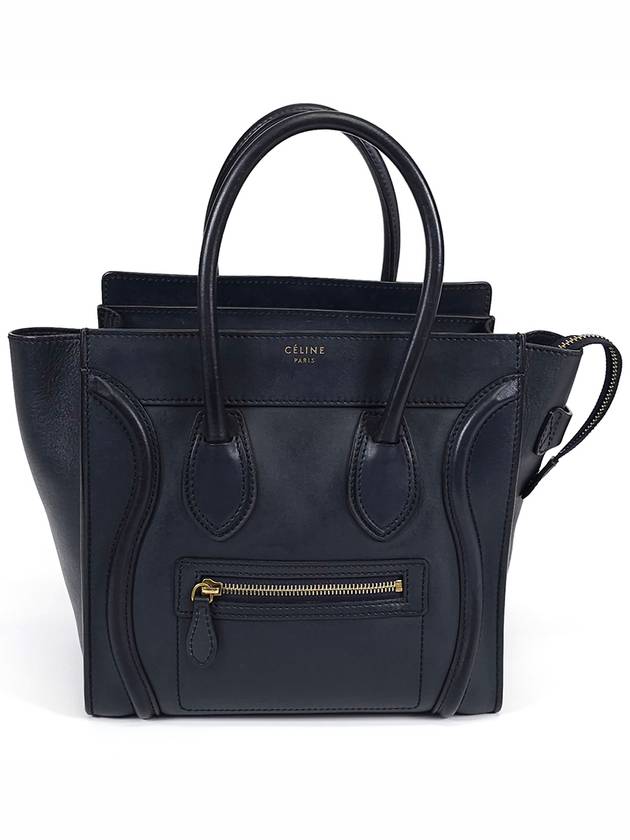 189793 Luggage Micro Dark Navy Tote Bag - CELINE - BALAAN 2