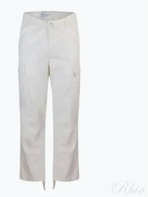 Moraga Twill Regular Cargo Straight Pants White - CARHARTT WIP - BALAAN 2