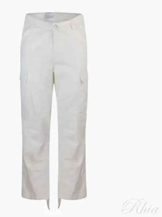 Moraga Twill Regular Cargo Pants White - CARHARTT WIP - BALAAN 2