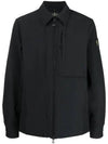 Grover Tech Zipper Overshirt Jacket Black - BELSTAFF - BALAAN 2