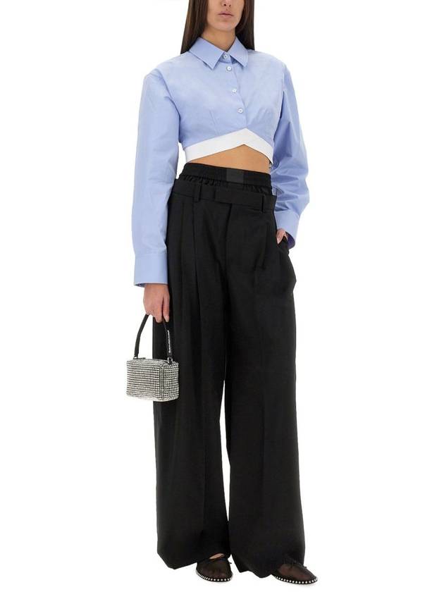 Alexander Wang Cropped Shirt - ALEXANDER WANG - BALAAN 2