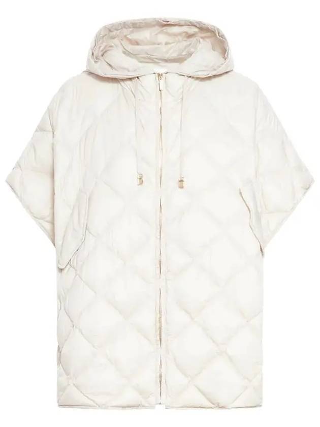 Max Mara The Cube Women s TREMAN Quilting Cape Goose Down Jacket Beige 2429736045600 081 - S MAX MARA - BALAAN 1