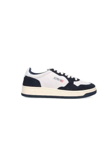 Medalist Space Color Suede Low Top Sneakers White - AUTRY - BALAAN 1