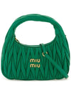 Wander Materasse Nappa Leather Mini Hobo Tote Bag Mango - MIU MIU - BALAAN 2