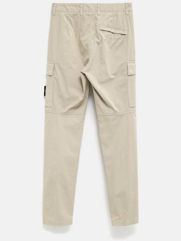 Supima Cotton Twill Stretch TC Straight Pants Beige - STONE ISLAND - BALAAN 3