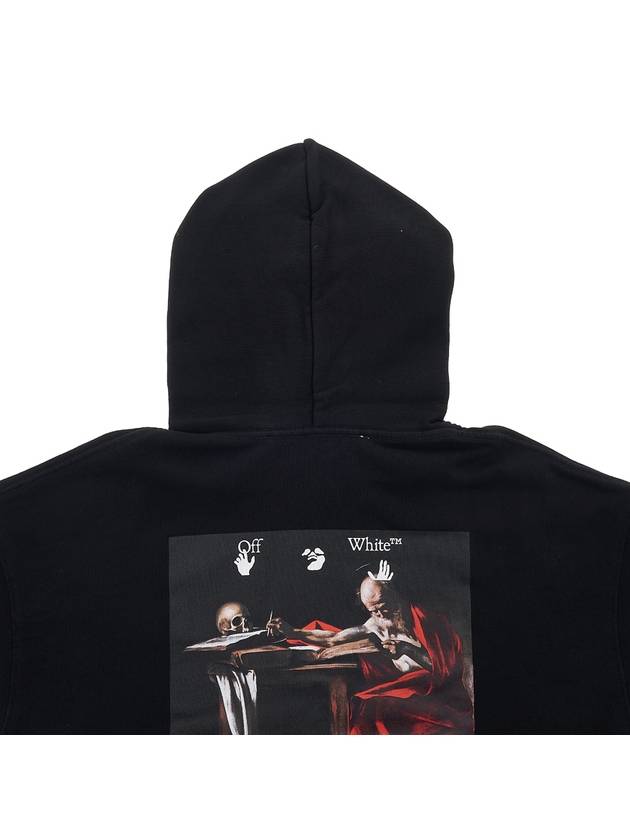 Caravaggio Paint Over Hoodie OMBB037C99FLE0041001 - OFF WHITE - BALAAN 10