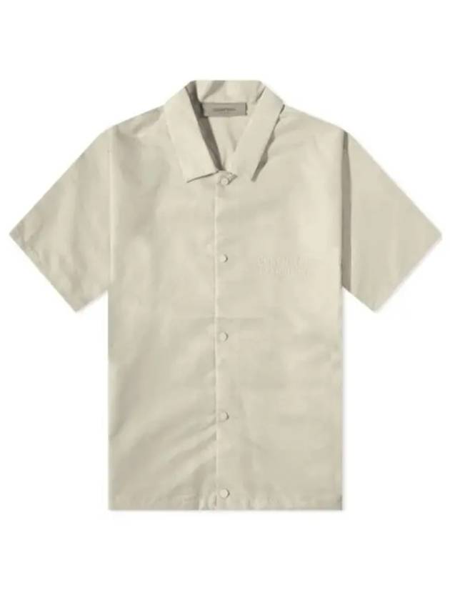 Essentials Nylon Short Sleeve Shirt Smoke - FEAR OF GOD - BALAAN 2