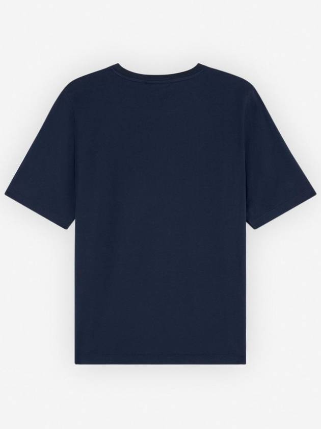 Speedy Fox Patch Comfort Short Sleeve T-Shirt Navy - MAISON KITSUNE - BALAAN 3