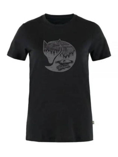 Abisko Fox Short Sleeve T-Shirt Black - FJALL RAVEN - BALAAN 1