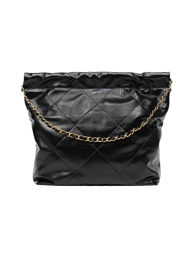 22 Shiny Calfskin Small Shoulder Bag Black - CHANEL - BALAAN 5