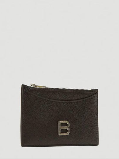 Hourglass B logo zipper cardholder - BALENCIAGA - BALAAN 2