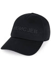 24 S S Grenoble Logo Ball Cap Black 3B00002 04863 999 - MONCLER - BALAAN 2