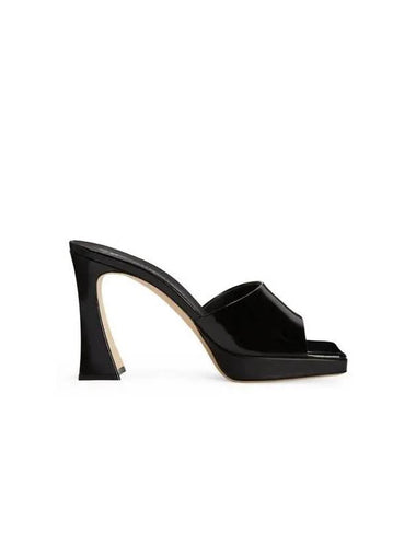 WOMEN VANILLA Spool Heel Sandals Black - GIUSEPPE ZANOTTI - BALAAN 1