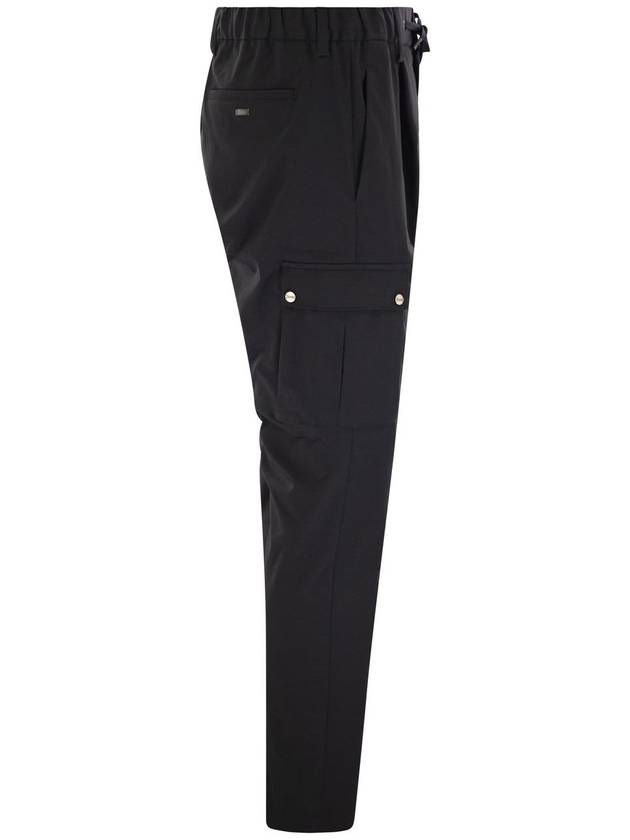 Mechanical stretch twill cargo trousers - HERNO - BALAAN 3