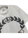 Women's Oak Leaf Crest Oversized Cotton Short Sleeve T-Shirt White - BURBERRY - BALAAN 3