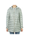 Hooded Goose Down Padding Mint - HERNO - BALAAN 1