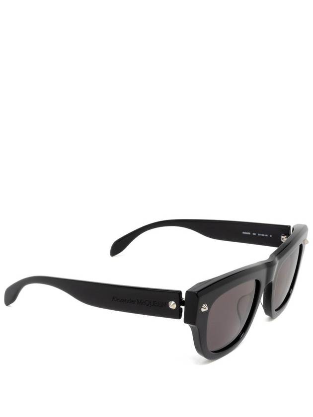 Sunglasses AM0425S 001 001 BLACK BLACK GRAY - ALEXANDER MCQUEEN - BALAAN 3