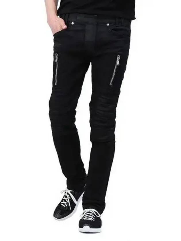 Zipper slim biker jeans S8H 9138 T134S 176 270646 - BALMAIN - BALAAN 1