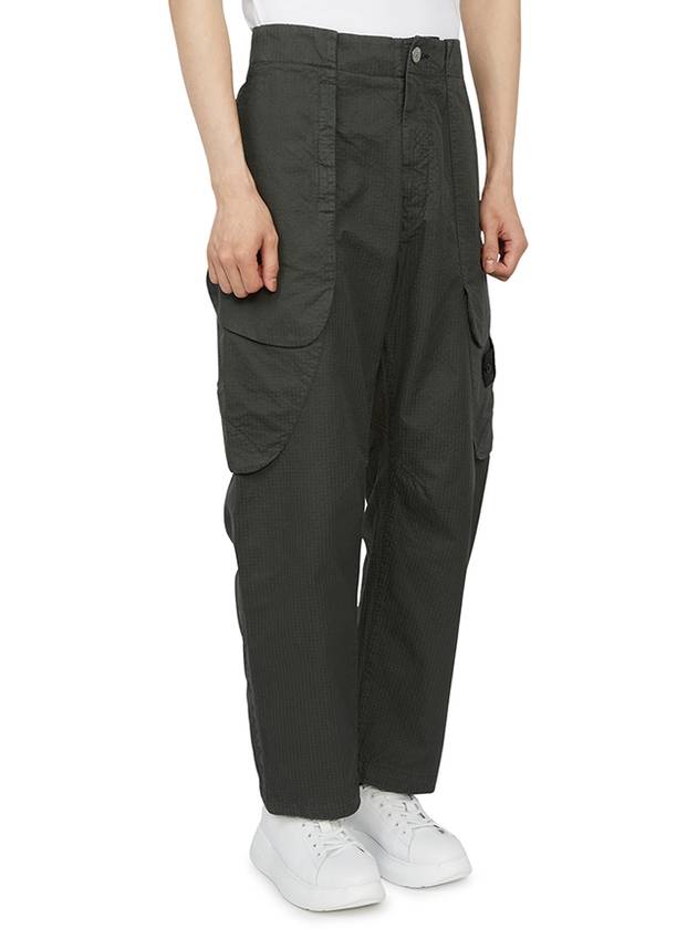 Shadow Project Cotton Nylon Cargo Straight Pants Green - STONE ISLAND - BALAAN 4