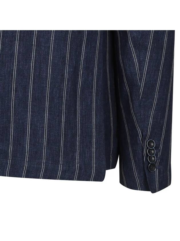 Men's Linen Striped Jacket MMJAM5T34 771 - AT.P.CO - BALAAN 5