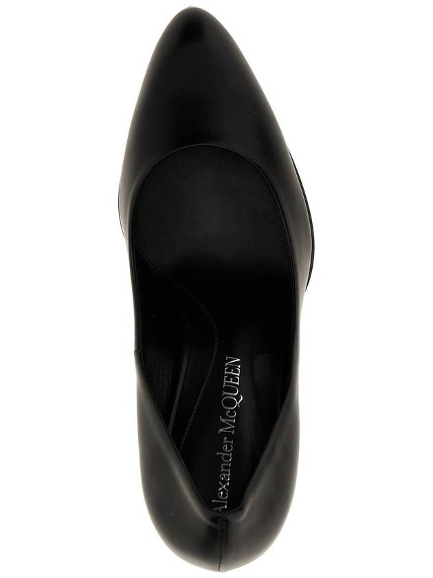 Armadillo Leather Pumps Black - ALEXANDER MCQUEEN - BALAAN 5