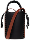 Luella Mini Bucket Bag Black Brown - CHLOE - BALAAN 1