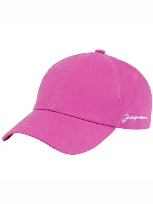 Jacquemus LA CASQUETTE baseball cap pink - JACQUEMUS - BALAAN 1