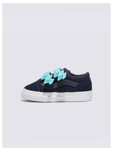 Official Toddler Glow Summer Night Old Skool V Bolt Strap VN000D1BNVY1 - VANS - BALAAN 1