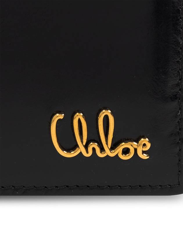 Chloé Card Holder Iconic, Women's, Black - CHLOE - BALAAN 3