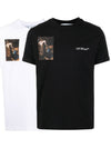 Caravaggio short sleeve t shirt OMAA027S22JER0010110 - OFF WHITE - BALAAN 1