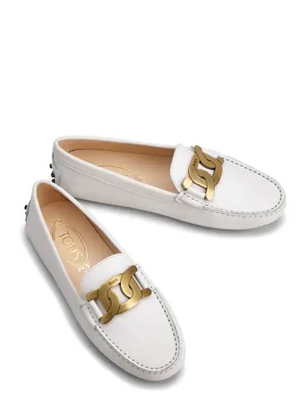 Women's Kate  Gommino Driving Shoes Off White - TOD'S - BALAAN 6