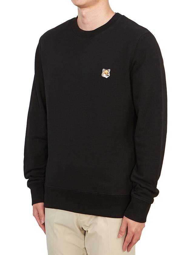 Fox Head Patch Regular Sweatshirt Black - MAISON KITSUNE - BALAAN 3