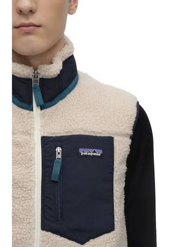 Classic Retro x Fleece Vest Natural - PATAGONIA - BALAAN 3