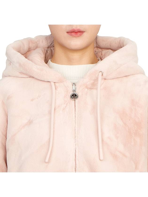 Women's Reversible Quilted Eaton Fur Jacket Rose - MOOSE KNUCKLES - BALAAN 10