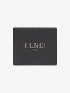 Logo Signature Half Wallet Black - FENDI - BALAAN 2