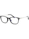 Blue light blocking glasses frame TF5715DB 001 black horn rim Asian fit - TOM FORD - BALAAN 7