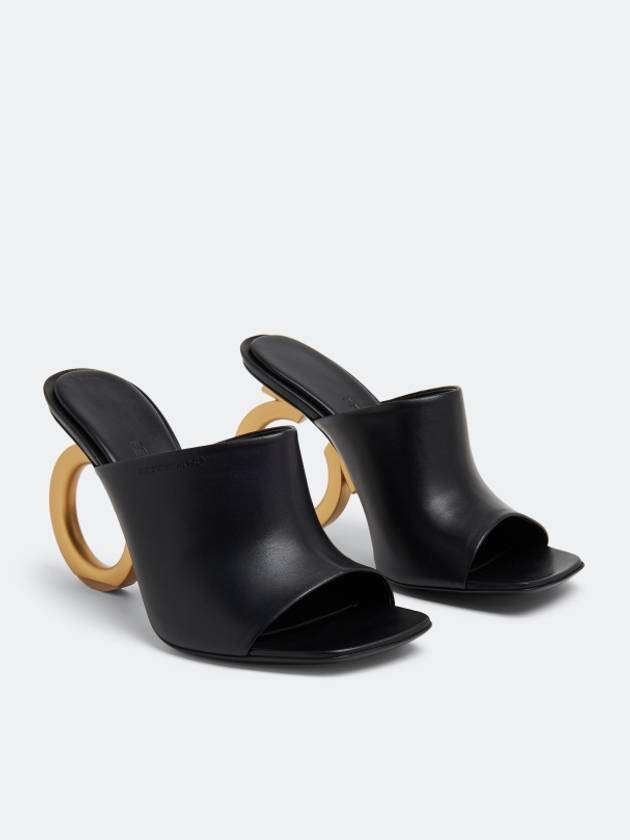 Elina Sandals Heels Black - SALVATORE FERRAGAMO - BALAAN 3