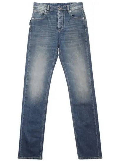 Light Washed Slim Fit Denim Jeans Blue - BOTTEGA VENETA - BALAAN 2