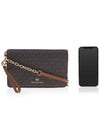 Jet Set Large Logo Cross Bag Brown - MICHAEL KORS - BALAAN 7